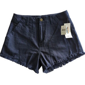 Rip Curl Womens Keep On Surfin Short Size 29 Navy Raw Hem